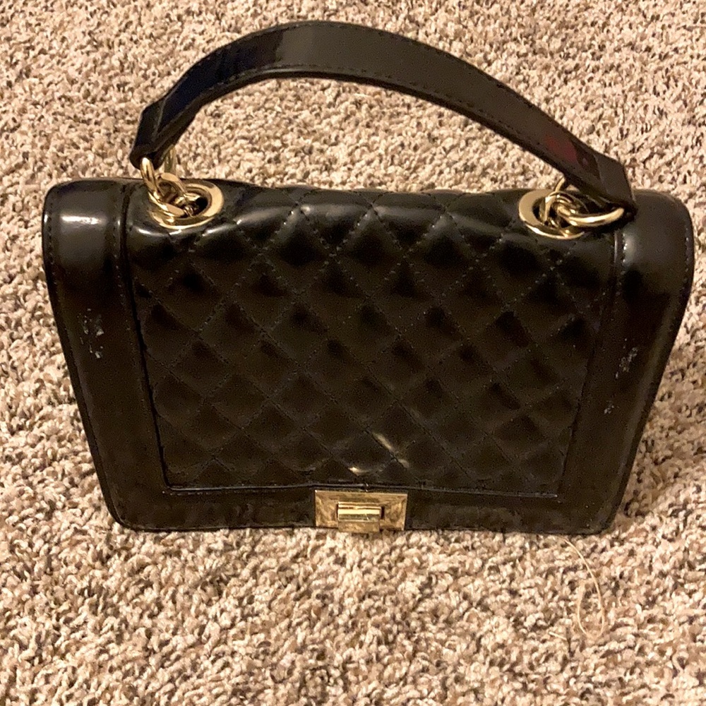 Crossbody black bag